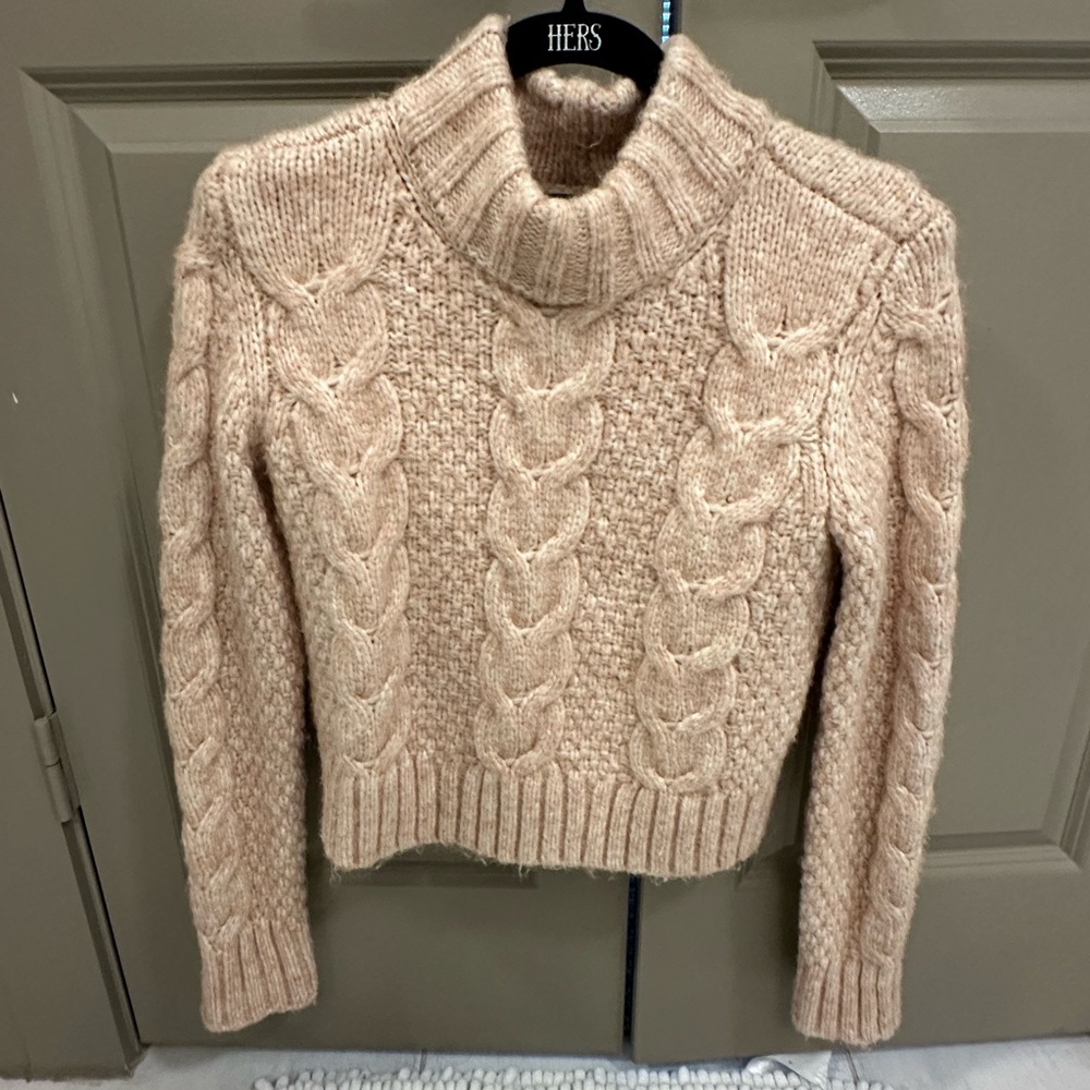 American Eagle Outfitters Women's Cowl Neck Sweater - Tan